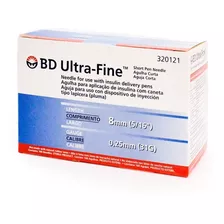 Agujas Bd Ultra Fine 31g 8 X 25 X 100 U (azul)