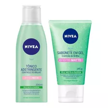 Tônico Adstringente + Sabonete Controle De Brilho Nivea 