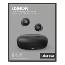Urbanista. 1 X Urbanista Lisbon - Negro 1 X Cable 