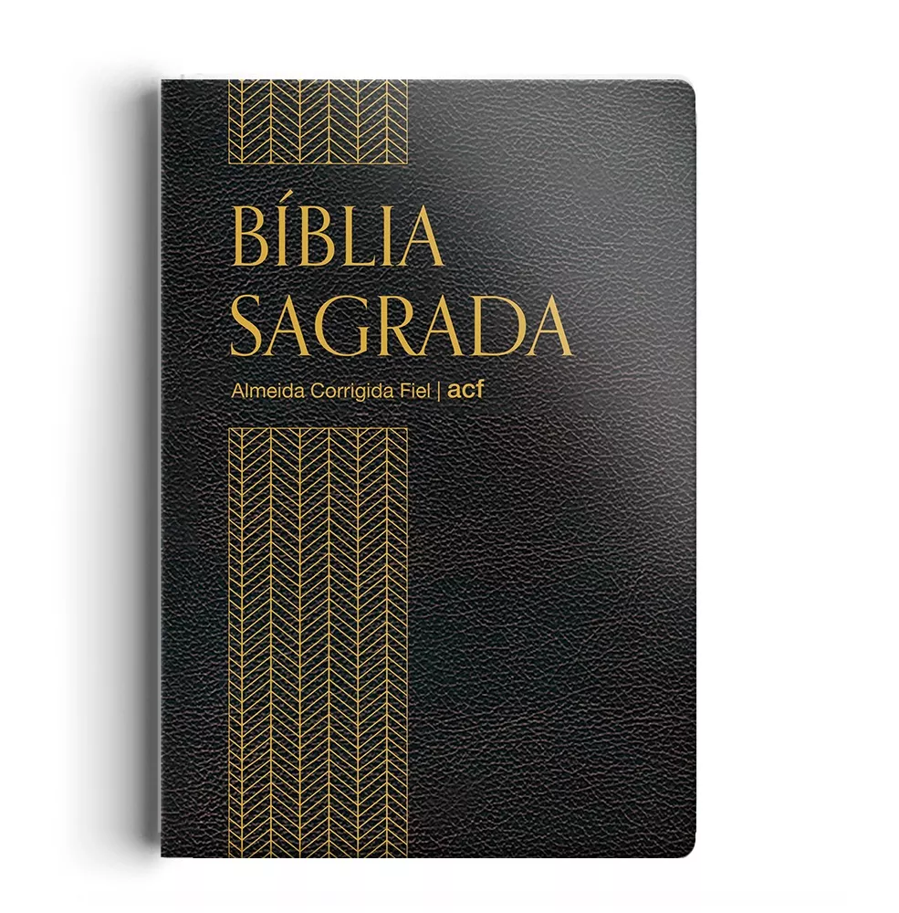 Bíblia Acf - Capa Semi Luxo Preta, De Trinitariana Do Brasil, Sociedade. Geo-gráfica E Editora Ltda, Capa Dura Em Português, 2020