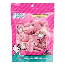 Toallitas Comprimidas Hello Kitty / 20 Unidades 