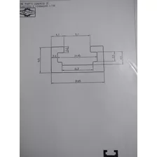 Perfil T Track ( Pequeno ) Com 2 Peças 19.05 Mm X 1000 Mm 