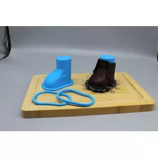 Molde Horma Para Zapatos De Muñecas 5cm Suela