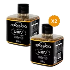 Kit 2x Molho Shoyu Zero Sódio Frasco 250ml 