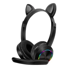 Audifono Inalanbrico Cat Ear Wireles Negro