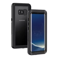 Funda Para Samsung Galaxy S8 Plus (color Negro-transparen...