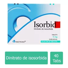 Isorbid 5 Mg Caja Con 40 Tabletas Sublinguales