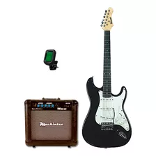 Guitarra Winner Wgs Bk Kit Com Amp E Afinador