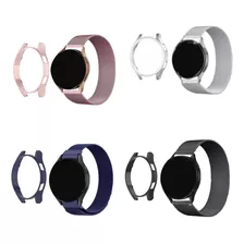 Kit Pulseira Metal+case Samsung Galaxy Watch 5 40/44