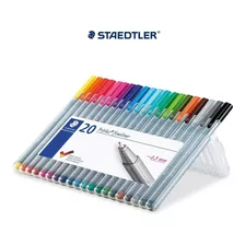 Caneta Staedtler Triplus Fineliner 0.3mm Com 20 Cores Estojo