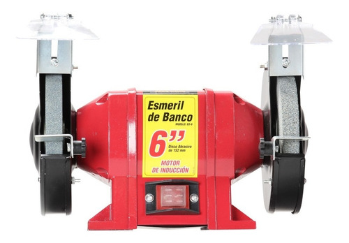 Esmeriladora De Banco Mikel's Ed-6 De 60 hz Roja 250 W 127 V