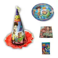 Cotillon Toy Story Platos,gorro Homenaje,anotador,cart Gabym