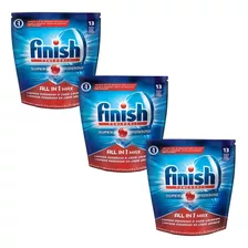 Finish Pack 3 Detergentes Lavavajillas Powerball 39 Tabletas