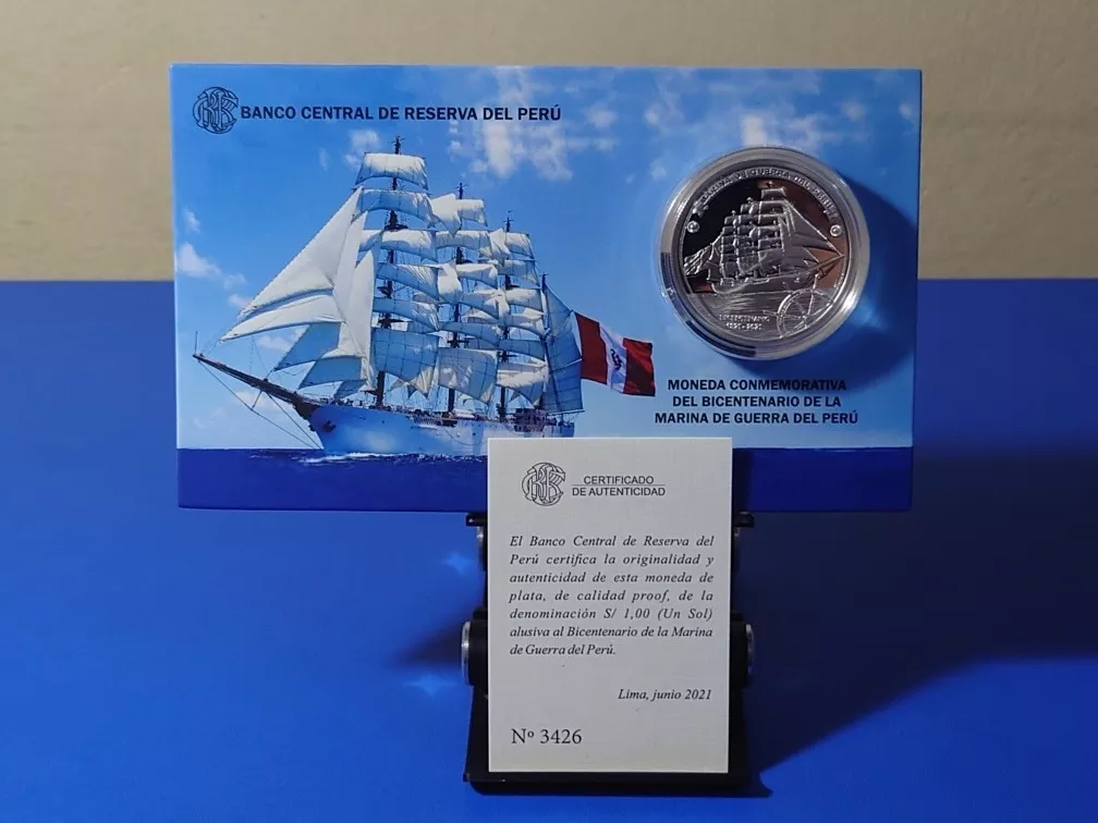 Moneda Conmemorativa Del Bicentenario De La Marina De Guerra