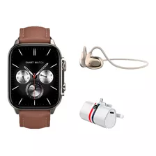 Smartwatch, Reloj Amoled (con Auriculares-cargador Portatíl)