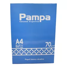 Resma Papel A4 Pampa 70grs. 500 Hojas Pack X5uni -suchina Sa