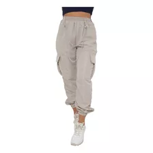 Calça Jogger Feminina Teen Tactel Com Corrente Moda Gringa