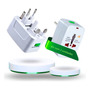 Kit 2 Adaptador Tomada Universal Para Viagem Internacional 127/220v