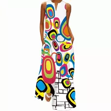 Vestido Rocco Italy Multi Colour Asd-031 Plus Size S Al 5xl