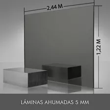 Lámina Acrílica Ahumada Completa 5mm 1.22 M X 2.44 M