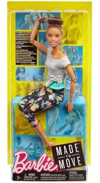Barbie Made To Move Movimientos Ultraflexible Castaña