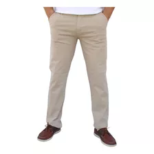 Pantalon Recto De Gabardina Stretch John Silver Para Hombre