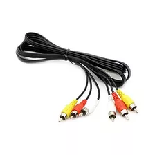 Pasow 3 Cable Rca Audio Video Compuesto Cable Macho A Macho 