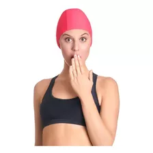 Gorro Deportivo De Lycra Para Pelo Largo Rojo