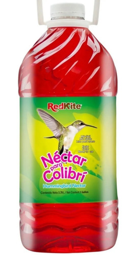 Nectar Para Colibri 3.8 Litros Listo Para Bebedero (1galon)