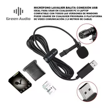 Microfono Lavalier Solapa Balita Condensador Usb Para Pc 