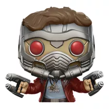 Action Figure Funko Pop Star Lord #198 Guardiões Da Galaxia