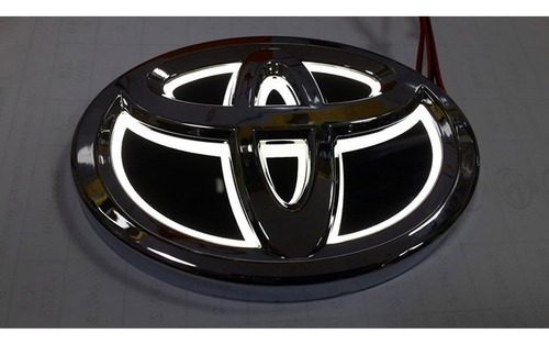 Luz Led Con Logotipo De Coche Con Emblema Toyota Genial 5d Foto 4