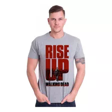 Camiseta The Walking Dead Rise Up Camisas Filmes E Séries