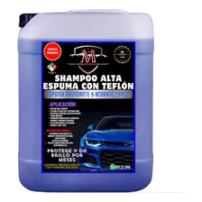 Shampoo Teflon, Cerámico , Triple Acción Cera Espumoso 20l
