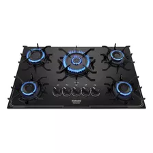 Cooktop Tripla Chama Itatiaia Itamaster 5 Bocas Preto Bivolt