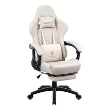 Silla Gamer Pro Dowinx Elite De Escritorio Ergonómica Ls6689 Color White