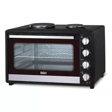 Horno De Mesa Eléctrico Bgh Bhe64m20a 64l Negro 220v