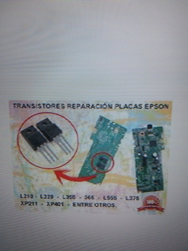 Transistores Epson A2222 Y C6144 Para Logicas L210 Y Mas