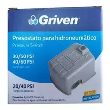 Presostato 20-40 Psi Para Hidroneumático Griven