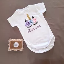 Body Remera De Unicornio Perzonalizada