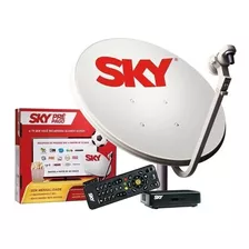 Kit Sky Pré Pago Hd Antena 60cm + Recarga Digital 30 Dias 