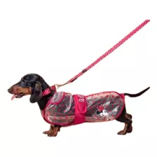 Impermeable Para Perro Ajustable Minnie Mouse Disney 