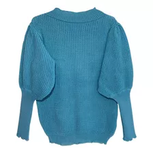 Blusa Tricot Lã Grossa Lisa - Fino Acabamento Vários Cores