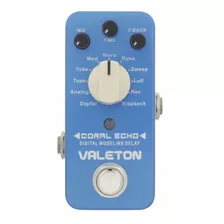 Pedal De Efecto Valeton Coral Echo 11 Types Digital Delay