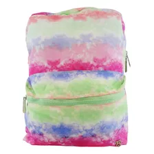 Mochila Escolar De Costas Tie Dye Rocie