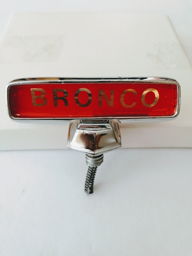 Emblema Cofre Ford Bronco Foto 3