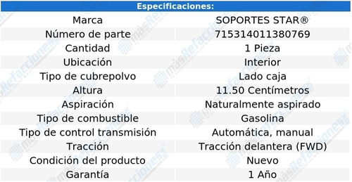 Cubre Polvo Lado Caja Int Neon L4 2.0l Aut, Std 00-01 Foto 2