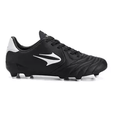 Botines De Fútbol Topper San Ciro V Color Negro Con Suela Fg Apto Césped Natural Firme Hombre 37 Ar