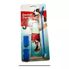 Crema Dental Perros + 3 Kit Cepillos De Dientes