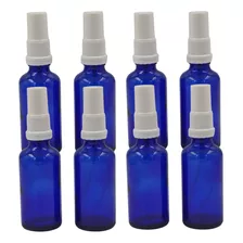 190 Vidro Ambar Azul 50 Ml Tampa Spray Perfume Formulas 